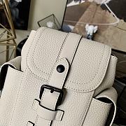 Louis Vuitton Christopher Xs Backpack Taurillon Leather White - M58495 – 14x19.5 x5 cm - 6