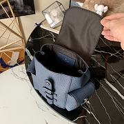 Louis Vuitton Christopher Xs Backpack Taurillon Leather Navy Blue - M58495 – 14x19.5 x5 cm - 2