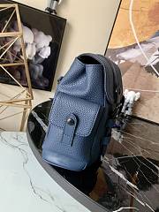 Louis Vuitton Christopher Xs Backpack Taurillon Leather Navy Blue - M58495 – 14x19.5 x5 cm - 3