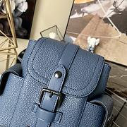 Louis Vuitton Christopher Xs Backpack Taurillon Leather Navy Blue - M58495 – 14x19.5 x5 cm - 6