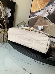 Louis Vuitton Wave V-shaped Quilted Chain Bag White - M58552 – 24x14x9cm - 3