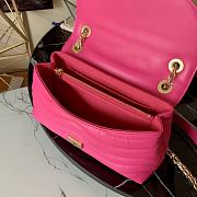 Louis Vuitton Wave V-shaped Quilted Chain Bag Pink - M58552 – 24x14x9cm - 6