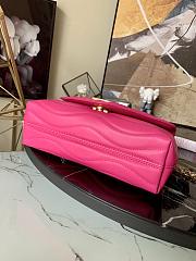 Louis Vuitton Wave V-shaped Quilted Chain Bag Pink - M58552 – 24x14x9cm - 5