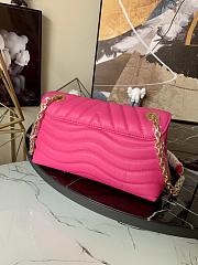 Louis Vuitton Wave V-shaped Quilted Chain Bag Pink - M58552 – 24x14x9cm - 4