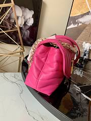 Louis Vuitton Wave V-shaped Quilted Chain Bag Pink - M58552 – 24x14x9cm - 2