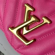 Louis Vuitton Wave V-shaped Quilted Chain Bag Pink - M58552 – 24x14x9cm - 3