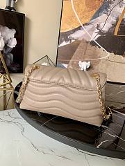 Louis Vuitton Wave V-shaped Quilted Chain Bag Deep Beige - M58552 – 24x14x9cm - 3