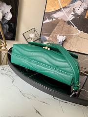 Louis Vuitton Wave V-shaped Quilted Chain Bag Green - M58552 – 24x14x9cm - 3