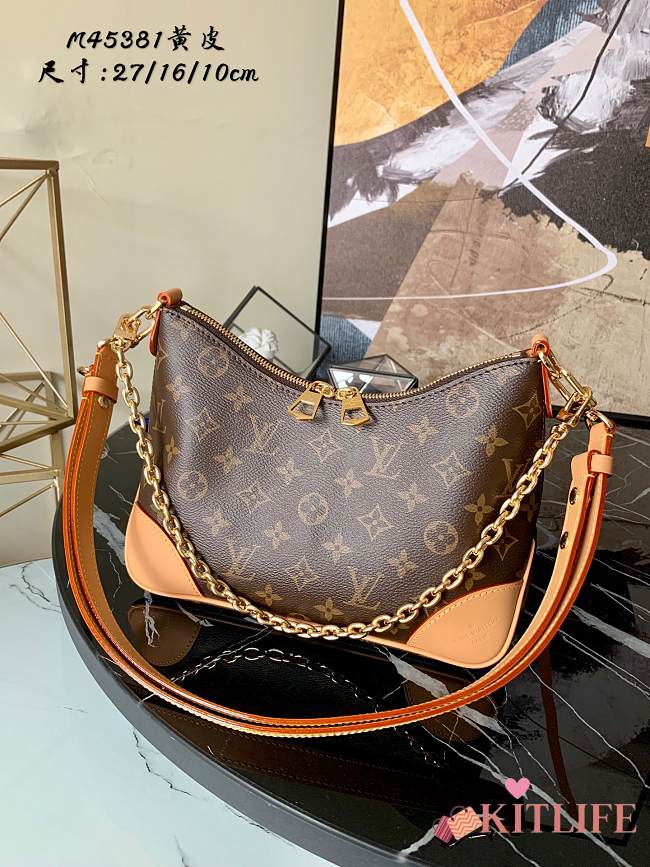 Louis Vuitton Boulogne Bag In Monogram Canvas Brown - M45381 – 27.0 x 16.0 x 10.0 cm - 1