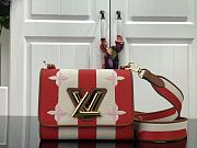 Louis Vuitton Twist Parasol Capsule Canvas And Natural Calfskin Red - M57722 – 23 x 17 x 9.5 cm - 1