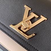 Louis Vuitton Lockme Tender Grain Calfskin Black - M58557 – 19 x 13 x 8 cm - 2