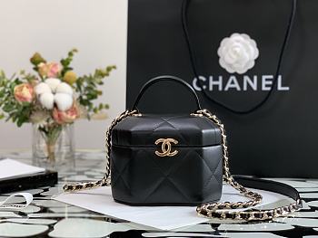 Chanel Handcraft Box Bag Black – 99077 – 15x10x11 cm