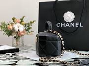 Chanel Handcraft Box Bag Black – 99077 – 15x10x11 cm - 2