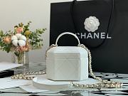 Chanel Handcraft Box Bag White – 99077 – 15x10x11 cm - 3