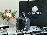 Chanel Handcraft Box Bag Navy Blue – 99077 – 15x10x11 cm - 2