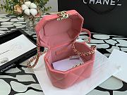 Chanel Handcraft Box Bag Pink – 99077 – 15x10x11 cm - 4