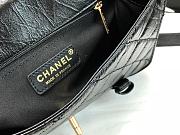 Chanel Flap Bag Cowhide Gold Hardware Black – 28700 – 17x25x8 cm - 6
