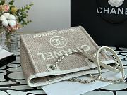 Chanel Shopping Canvas Bag Beige – 28 cm - 6