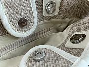 Chanel Shopping Canvas Bag Beige – 28 cm - 5