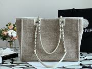 Chanel Shopping Canvas Bag Beige – 34 cm - 2