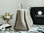 Chanel Shopping Canvas Bag Beige – 38 cm - 6