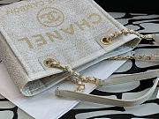 Chanel Shopping Canvas Bag White – 28 cm - 2