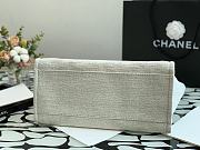 Chanel Shopping Canvas Bag White – 38 cm - 4