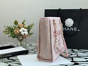 Chanel Shopping Canvas Bag Pink – 28 cm - 6