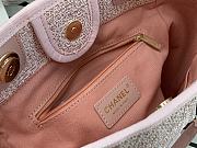 Chanel Shopping Canvas Bag Pink – 28 cm - 2