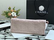 Chanel Shopping Canvas Bag Pink – 34 cm - 5