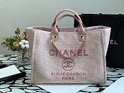 Chanel Shopping Canvas Bag Pink – 38 cm - 1