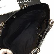 Chanel Dallas Paris Portable Chain Calfskin Black – 42x34x23x11 cm - 4