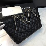 Chanel Dallas Paris Portable Chain Calfskin Black – 42x34x23x11 cm - 2