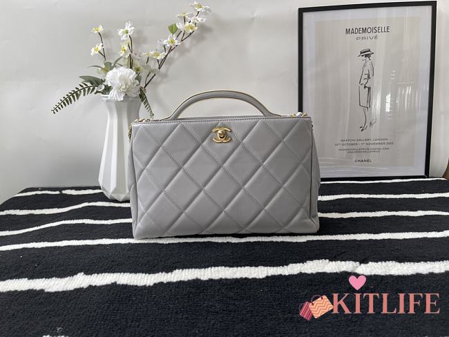 Chanel Hanger Bag Premium Gray – 30x12x28 cm - 1