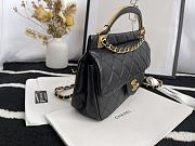 Chanel Craft Workshop Cowhide Black Handbag  – 22 cm - 5