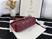 Chanel Craft Workshop Cowhide Burgundy Handbag  – 22 cm - 3