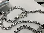 Chanel Waist Bag Lambskin With Silver Hardware – 99036 – 11x2x7.5 cm - 5