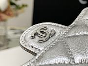 Chanel Waist Bag Lambskin With Silver Hardware – 99036 – 11x2x7.5 cm - 4