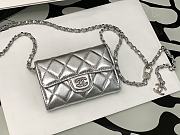 Chanel Waist Bag Lambskin With Silver Hardware – 99036 – 11x2x7.5 cm - 2