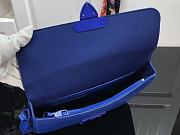 Louis Vuitton Presbyopia S Lock 4A Handbag Monogram Macassar Canvas Blue – M80582 – 27x21x3.5 Cm - 4