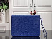 Louis Vuitton Presbyopia S Lock 4A Handbag Monogram Macassar Canvas Blue – M80582 – 27x21x3.5 Cm - 5