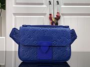Louis Vuitton S LOCK SLING Handbag Blue  – M58487 – 21 x 15 x 4 cm  - 1