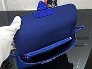 Louis Vuitton S LOCK SLING Handbag Blue  – M58487 – 21 x 15 x 4 cm  - 2