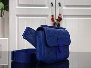 Louis Vuitton S LOCK SLING Handbag Blue  – M58487 – 21 x 15 x 4 cm  - 3