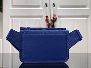 Louis Vuitton S LOCK SLING Handbag Blue  – M58487 – 21 x 15 x 4 cm  - 5