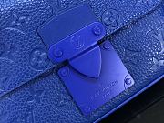 Louis Vuitton S LOCK SLING Handbag Blue  – M58487 – 21 x 15 x 4 cm  - 6