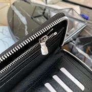 Louis Vuitton Zippy Wallet Damier Infini 3D Smooth Cowhide Black - N60442 – 10 x 20 x 2 cm - 4