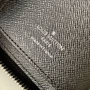Louis Vuitton Zippy Wallet Damier Infini 3D Smooth Cowhide Black - N60442 – 10 x 20 x 2 cm - 2