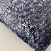 Louis Vuitton Bigge Men's Card Case Damier Graphite 3D Canvas Blue - N60441 – 8 x 11 x 1 cm - 6
