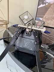 Louis Vuitton Mini Steamer Storage Bag Black – M00340 – 9.5x9.5 cm  - 2